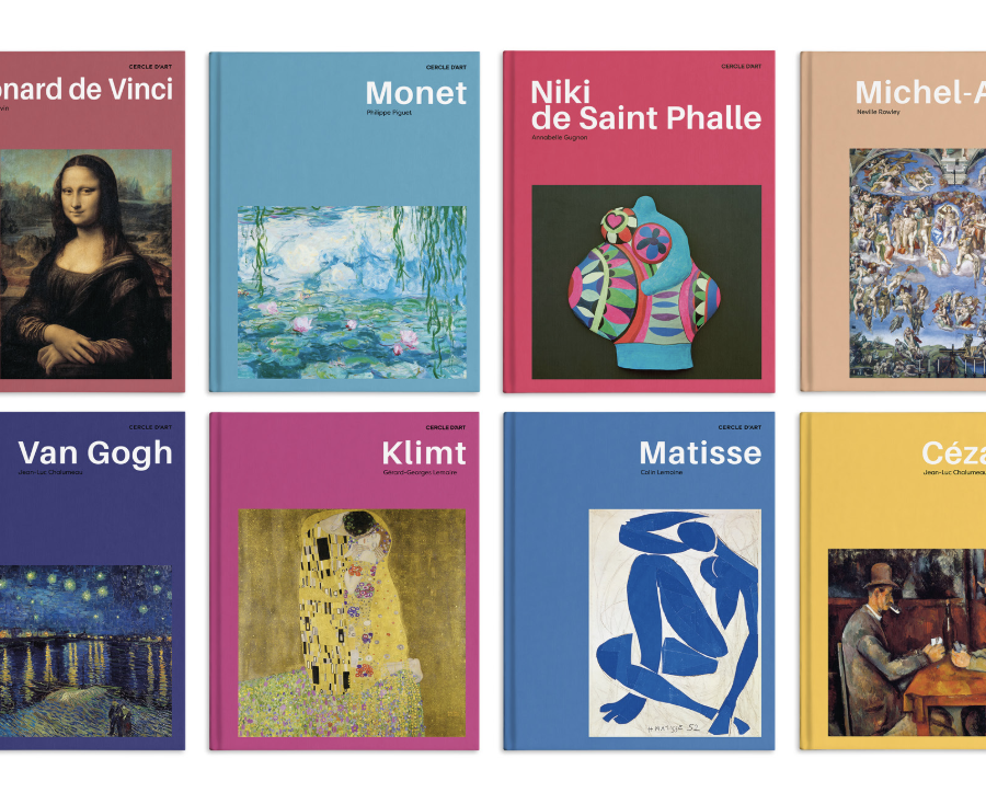 Collection Art - livre d'art des éditions Cercle d'Art - monographies de grands artistes - couvertures