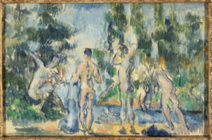 Les Baigneurs (1874–1875) - Cézanne