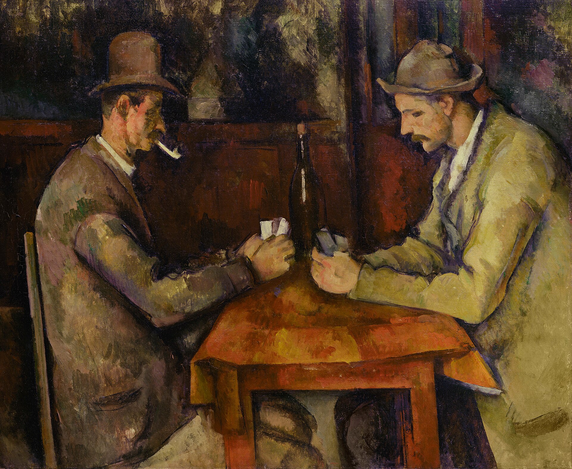 Les Joueurs de cartes (1890–1895) - Cézanne