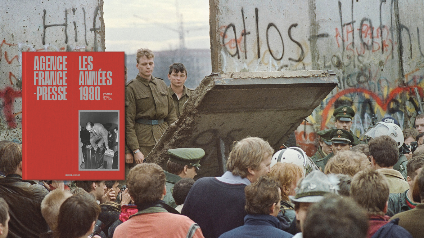 Beau Livre de l'AFP sur les années 80, chute du mur de Berlin en 1989